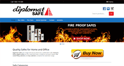 Desktop Screenshot of diplomatsafes.com.au